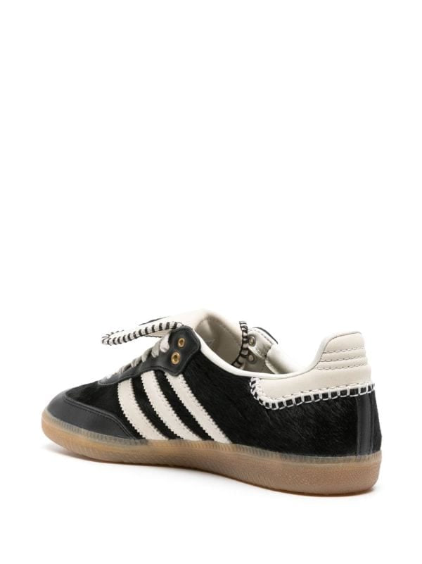 Adidas x Wales Bonner Black Leather Sneakers