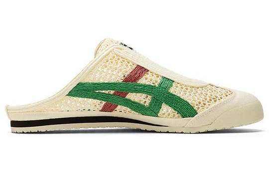 Onitsuka Tiger Mexico 66 Sabot &#8216;Cream Green Red