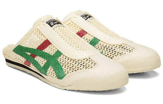 Onitsuka Tiger Mexico 66 Sabot &#8216;Cream Green Red