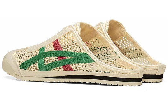 Onitsuka Tiger Mexico 66 Sabot &#8216;Cream Green Red