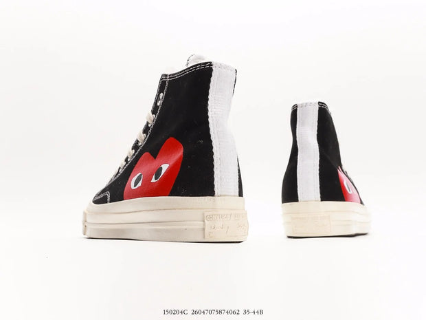 Converse Chuck Taylor All Star 1970s Hi Comme des Garcons PLAY Black