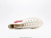 Converse Chuck Taylor All Star 1970s Hi Comme des Garcons PLAY White