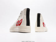 Converse Chuck Taylor All Star 1970s Hi Comme des Garcons PLAY White