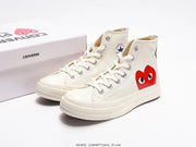 Converse Chuck Taylor All Star 1970s Hi Comme des Garcons PLAY White