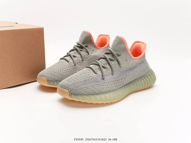 Adidas Adidas Yeezy 350V2 Desert Sage&#8221; gray orange