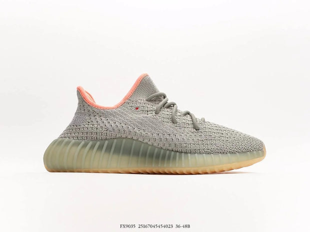 Adidas Adidas Yeezy 350V2 Desert Sage&#8221; gray orange