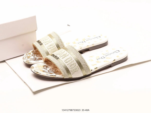 Dior Dway Letter Slipper