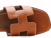 Hermes Oran Sandal Brown