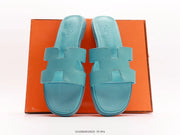 Hermes Oran Sandal Light Blue