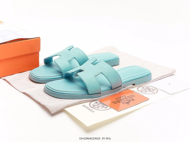 Hermes Oran Sandal Light Blue