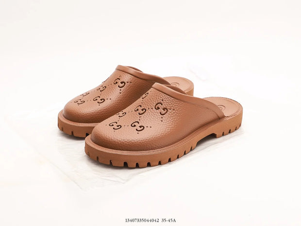 MEN&#8217;S SLIP ON SANDAL BROWN