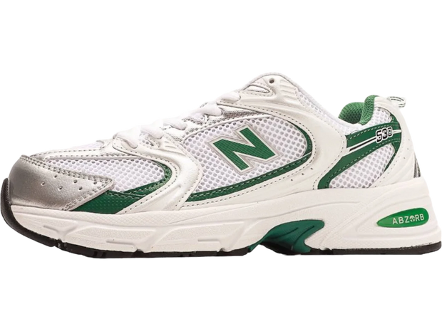 New Balance 530 White Nightwatch Green