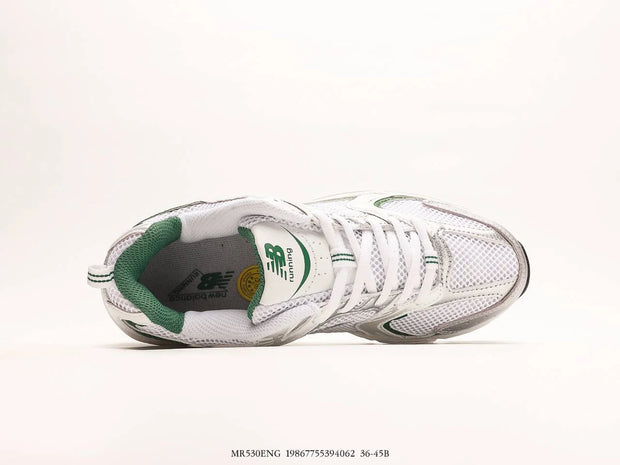 New Balance 530 White Nightwatch Green