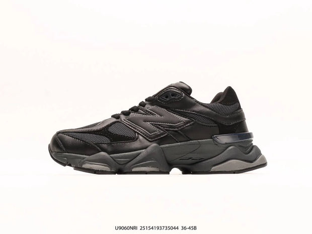 New Balance 9060 Triple Black Leather