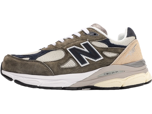 New Balance 990V3 MiUSA Grey Blue Olive