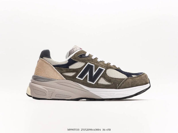 New Balance 990V3 MiUSA Grey Blue Olive