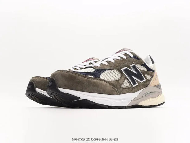 New Balance 990V3 MiUSA Grey Blue Olive