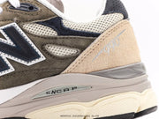 New Balance 990V3 MiUSA Grey Blue Olive