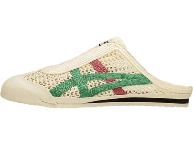 Onitsuka Tiger Mexico 66 Sabot &#8216;Cream Green Red