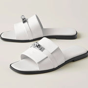 HERME&#8217;S Giulia sandal blanc