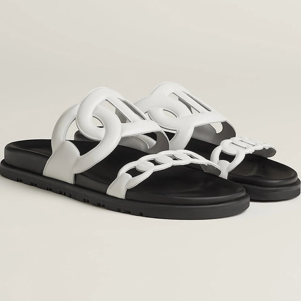 HERME&#8217;S Extra sandal Blanc