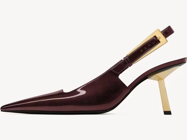 LEE slingback pumps in patent leather