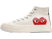 Converse Chuck Taylor All Star 1970s Hi Comme des Garcons PLAY White