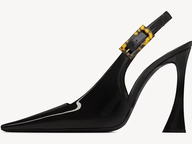 DUNE slingback pumps in patent leather