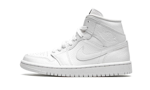 AIR JORDAN 1 MID "WHITE SNAKESKIN"